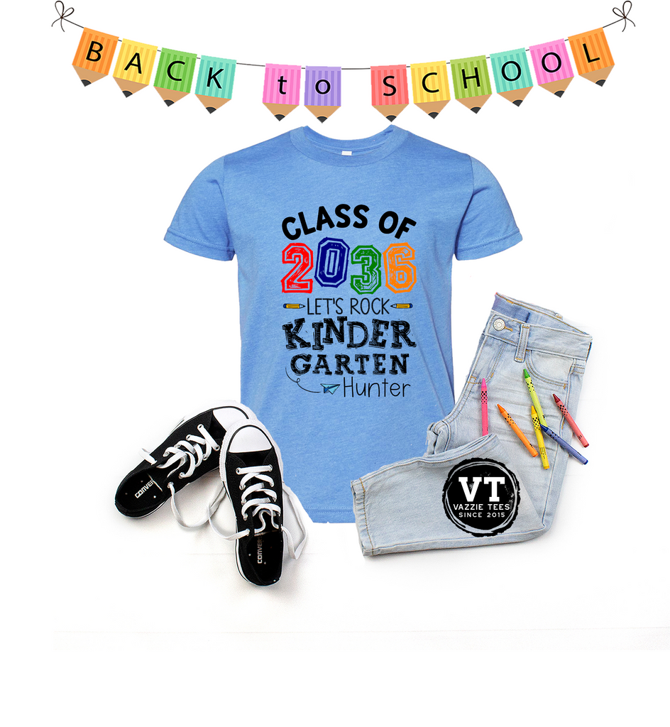 Class of 2036 Let's Rock Kindergarten