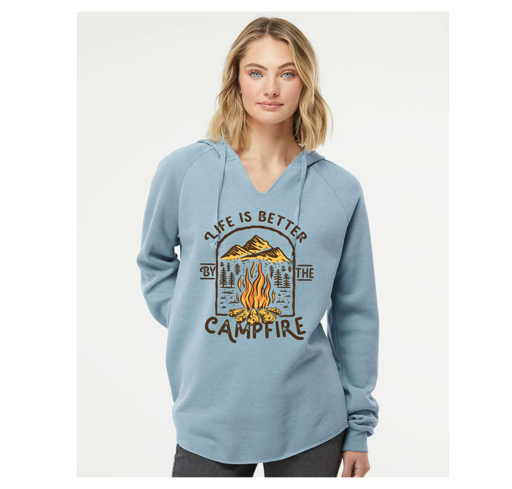 Life is Better at the Campfire Hooded Pullover