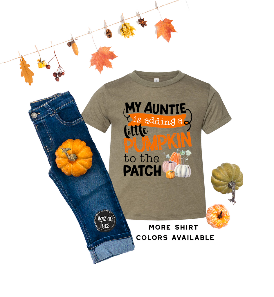 My Auntie is adding a Little Pumpkin to the Patch