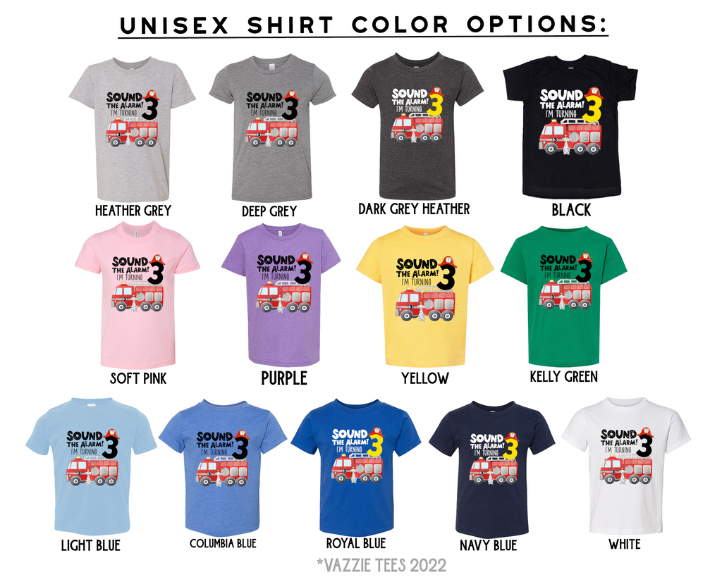 Sound the Alarm I'm Turning 3
