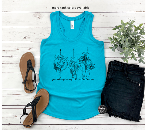Current Mood Flamingo Rocker Tank Top