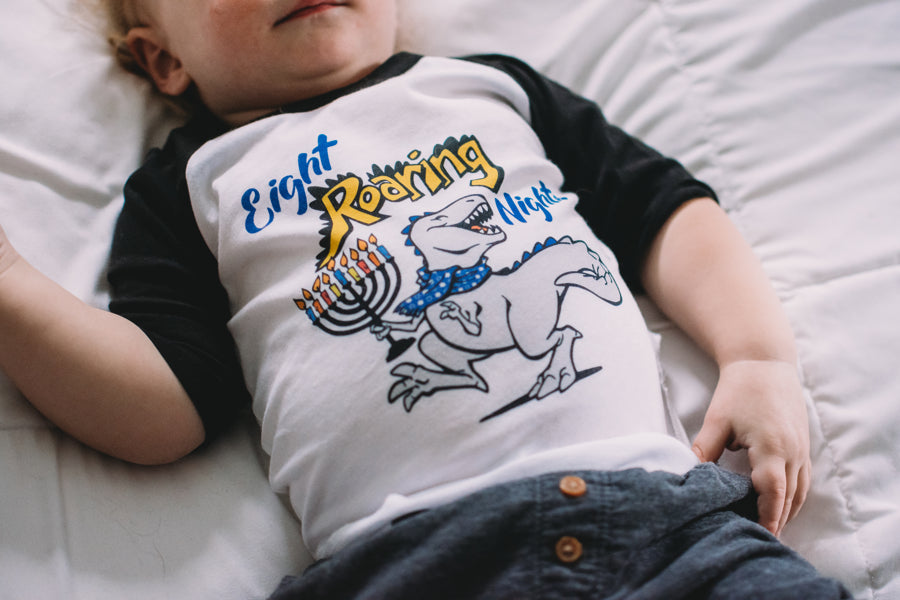 "Eight Roaring Nights" - Raglan, Vazzie Tees 