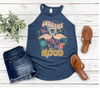 Current Mood Flamingo Rocker Tank Top
